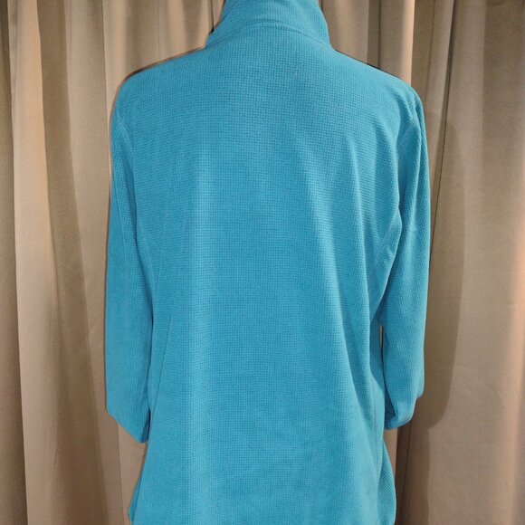 Women’s Turquoise Orvis ¼ Zip Pullover – Style #2H84– Size Large - Picture 2 of 15